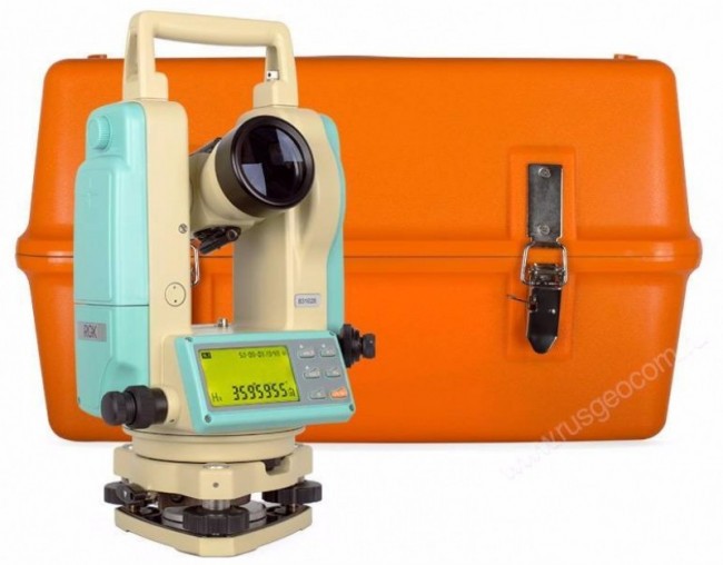 Комплект теодолит RGK T-05 (оптический отвес) штатив рейка - 3 в 1