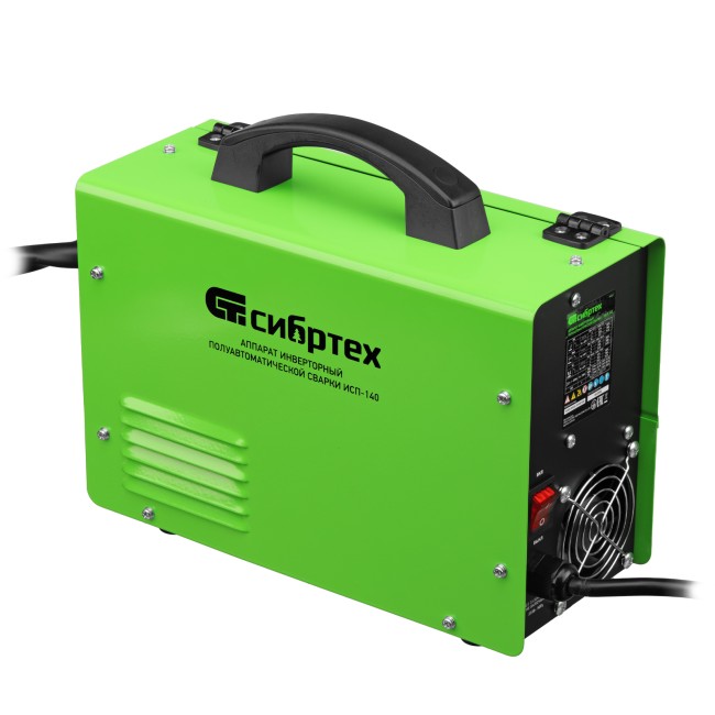 Аппарат инверторный полуавтоматической сварки ИСП-140 Сибртех Аппарат инверторный полуавтоматической сварки ИСП-140 Сибртех