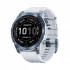 Часы Garmin Fenix 7 Sapphire Solar титановый синий минерал DLC с белым ремешком Часы Garmin Fenix 7 Sapphire Solar титановый синий минерал DLC с белым ремешком