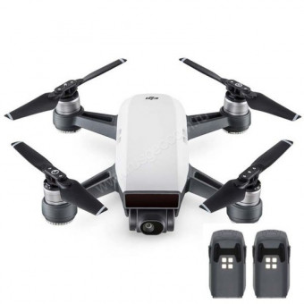 Квадрокоптер DJI Spark Alpine White, белый с 2 дополнительными батареями