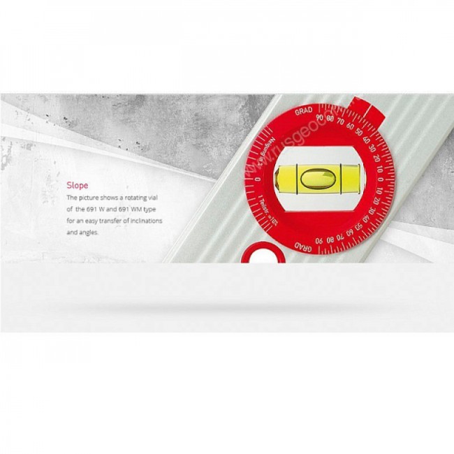 Строительный уровень BMI Alustar 691W 60 см