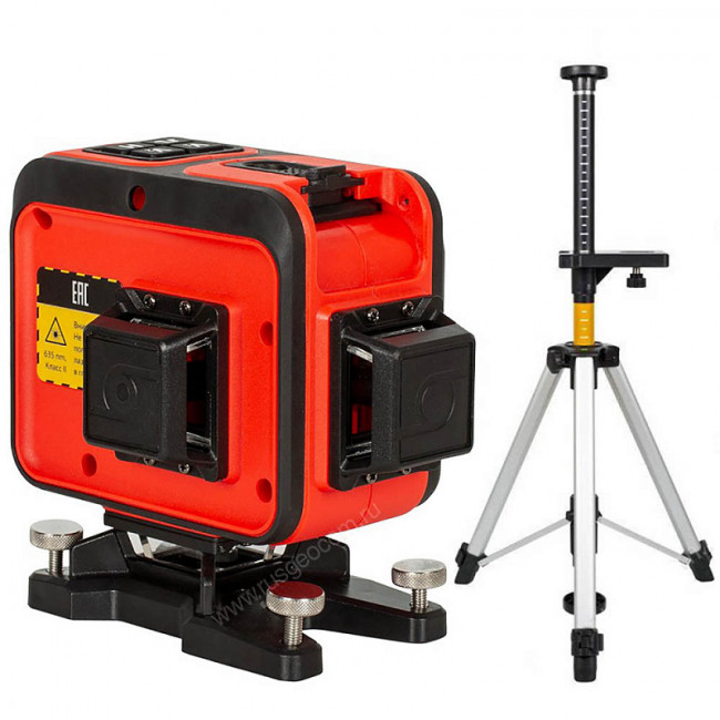 Комплект: лазерный уровень RGK PR-38R + штанга-упор RGK CG-2 Комплект: лазерный уровень RGK PR-38R + штанга-упор RGK CG-2