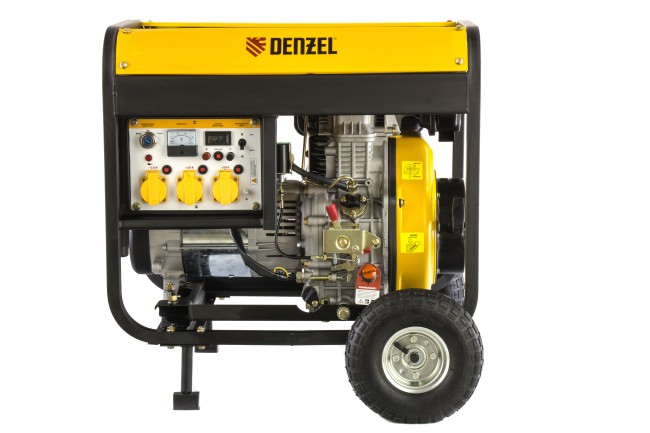 Генератор дизельный DD6300Е, 5.0 кВт Denzel Генератор дизельный DD6300Е, 5.0 кВт Denzel