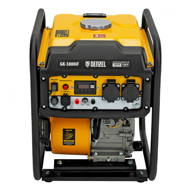 Генератор инверторный GK-3800iF 3,8 кВт DENZEL
