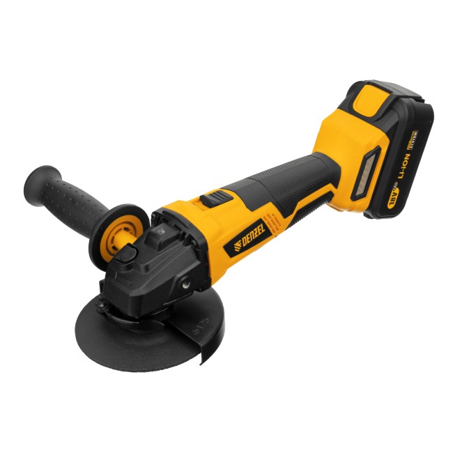 Машина углошлифовальная аккумуляторная BLG-IB-18-125-4 Denzel Машина углошлифовальная аккумуляторная BLG-IB-18-125-4 Denzel