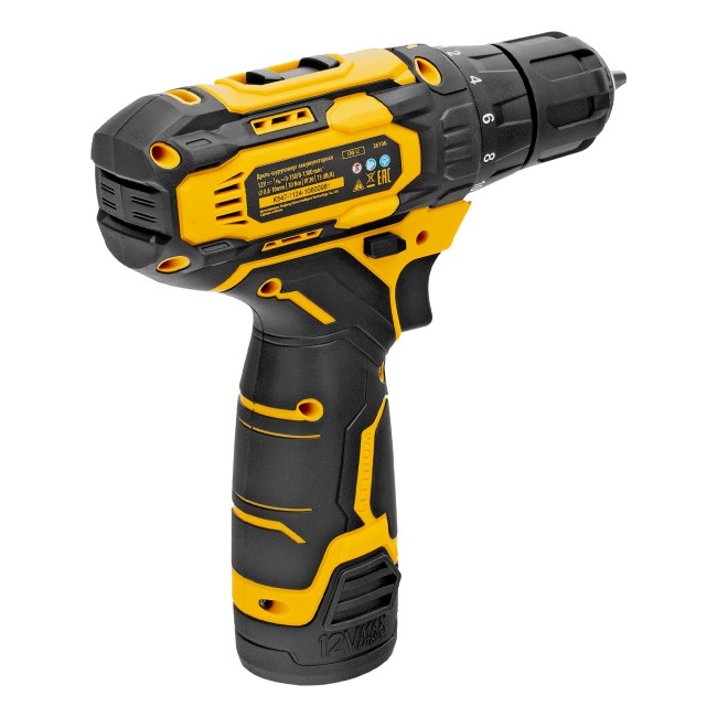 Дрель-шуруповерт аккумуляторная CDQ-12 Denzel Дрель-шуруповерт аккумуляторная CDQ-12 Denzel