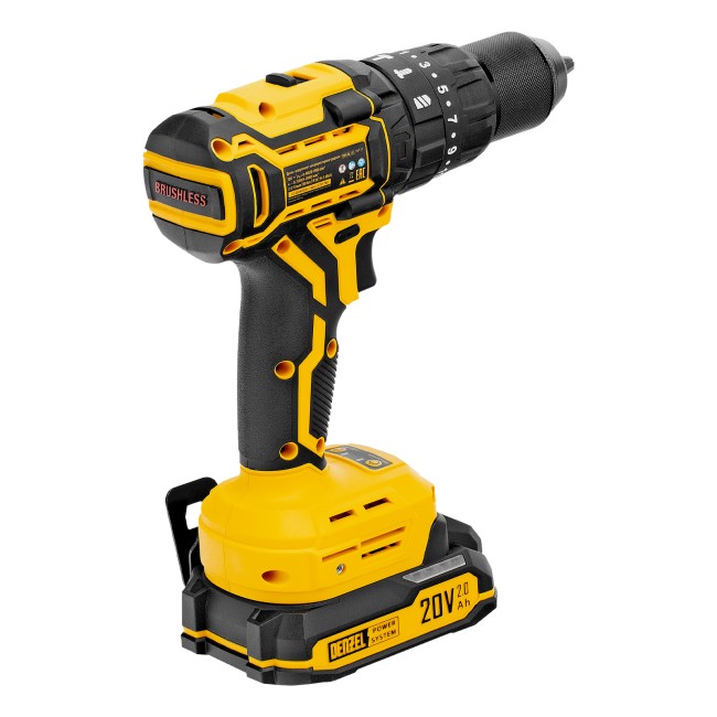Дрель-шуруповерт аккумуляторная ударная CIDH-BL-20 Denzel Дрель-шуруповерт аккумуляторная ударная CIDH-BL-20 Denzel