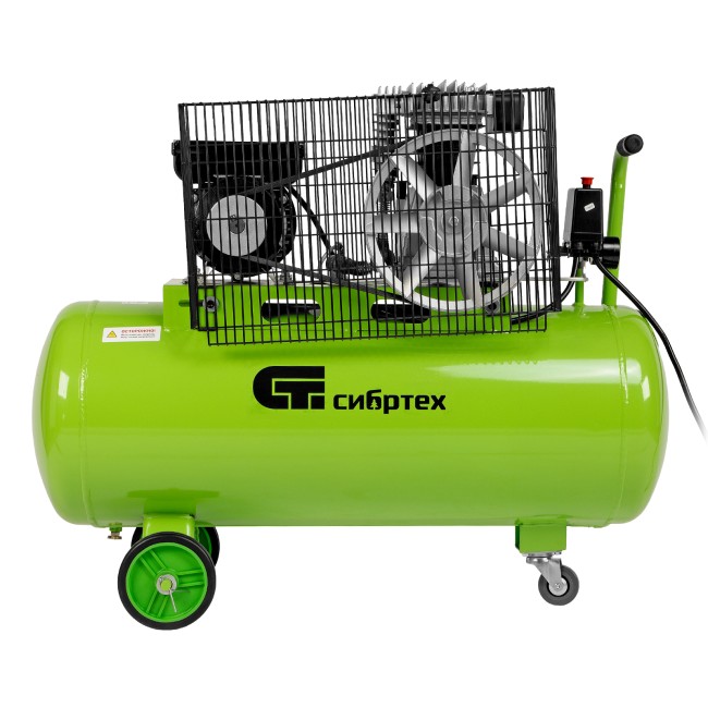 Компрессор воздушно-масляный КР-2200/100 ременной привод Сибртех