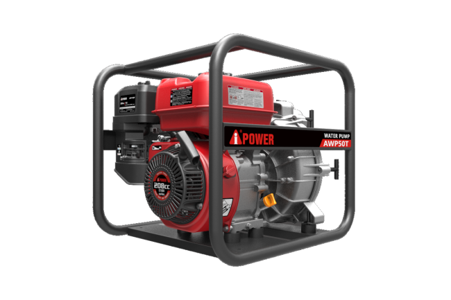 Бензиновая мотопомпа для грязной воды A-iPower AWP50T Бензиновая мотопомпа для грязной воды A-iPower AWP50T