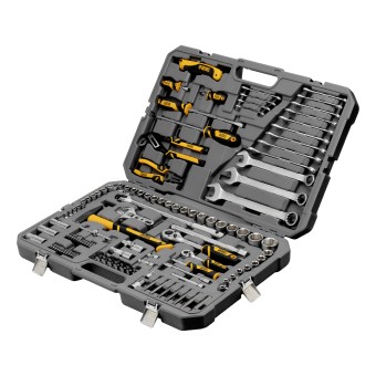 Набор инструментов 1/2", 1/4" 122 предмета Denzel Набор инструментов 1/2", 1/4" 122 предмета Denzel