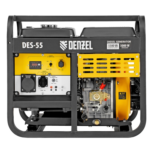 Генератор дизельный DES-55, 5,5 кВт Denzel