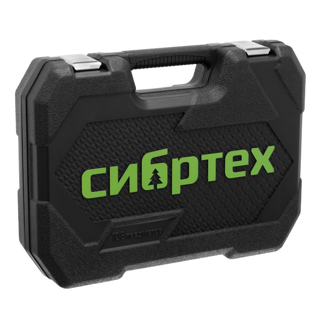 Набор инструментов 1/2", 1/4" 108 предметов Сибртех Набор инструментов 1/2", 1/4" 108 предметов Сибртех