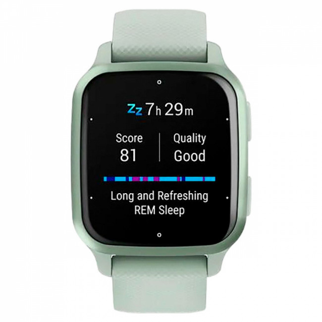 Часы Garmin Venu Sq 2 цвета мяты и безелем мятного цвета Часы Garmin Venu Sq 2 цвета мяты и безелем мятного цвета
