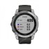 Часы Garmin Fenix 7 серебристый с графитовым силиконовым ремешком Часы Garmin Fenix 7 серебристый с графитовым силиконовым ремешком