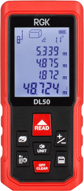 Лазерный дальномер RGK DL50 Лазерный дальномер RGK DL50