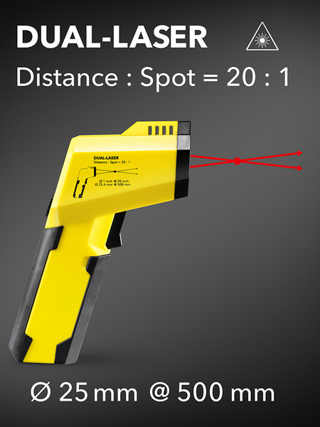 Пирометр Trotec BP25 с измерением точки росы Пирометр Trotec BP25 с измерением точки росы