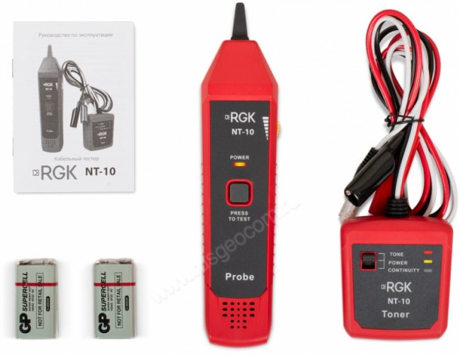 Кабельный тестер RGK NT-10 Кабельный тестер RGK NT-10