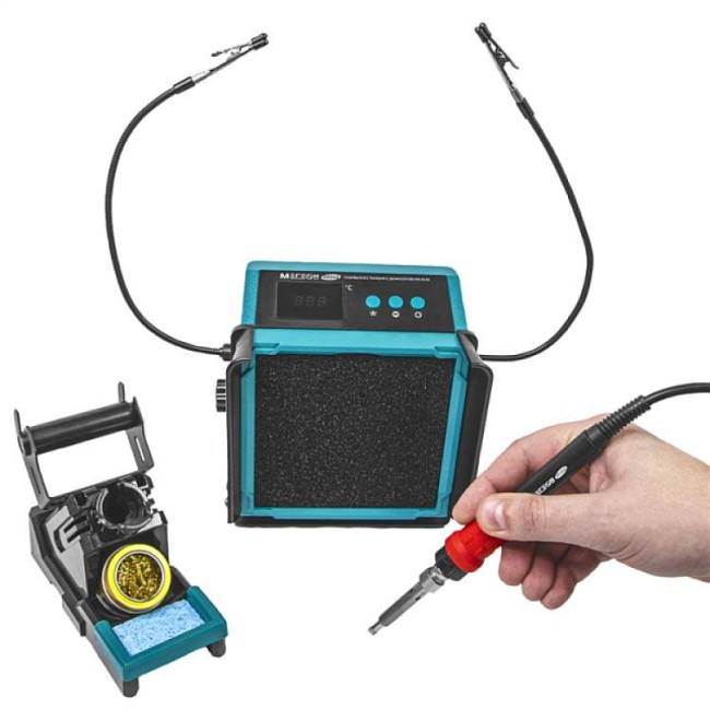 Паяльная станция с дымоуловителем МЕГЕОН 00348 Паяльная станция с дымоуловителем МЕГЕОН 00348