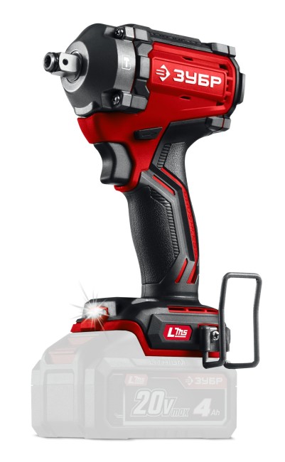 Бесщеточный ударный гайковерт ГБУ-350 ЗУБР 20 В, 350 Н·м, без АКБ (LMS)