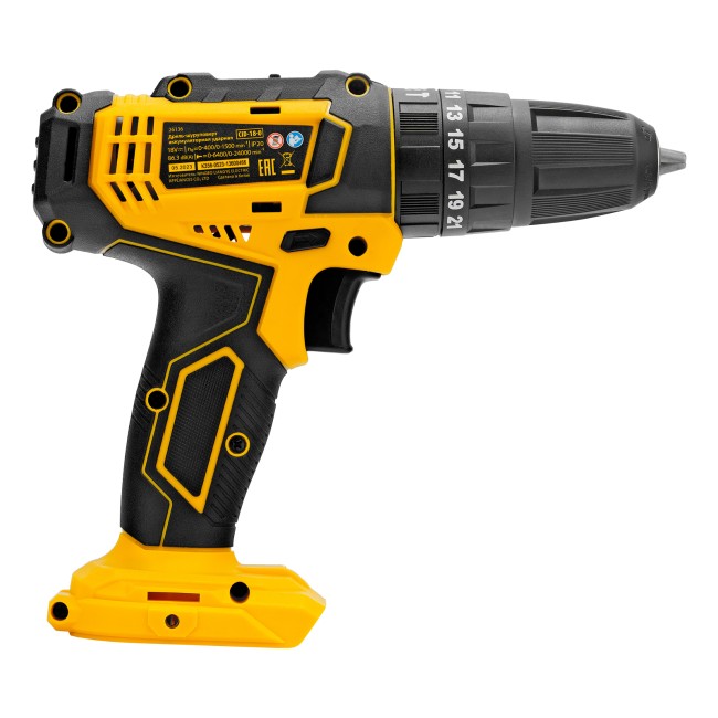 Дрель-шуруповерт аккумуляторная ударная CID-18-0 Denzel