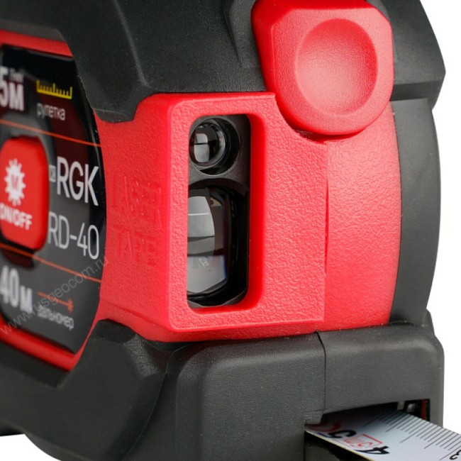 Лазерная рулетка RGK RD-40 с калибровкой Лазерная рулетка RGK RD-40 с калибровкой