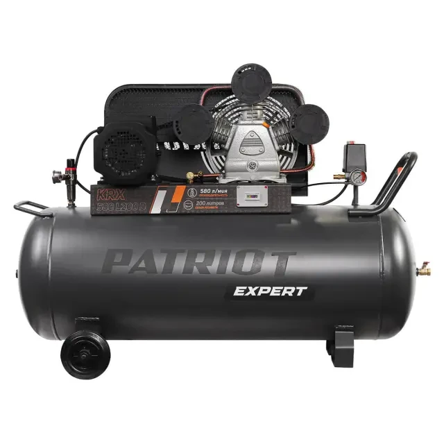Компрессор поршневой ременной Patriot KRX 580 L200 D Компрессор поршневой ременной Patriot KRX 580 L200 D