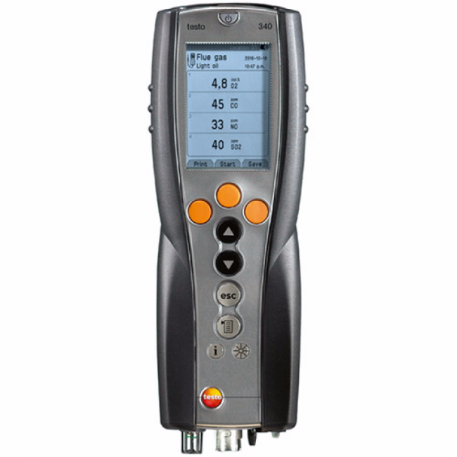 Комплект Testo 340 (O2, CO, NO, NO2) Комплект Testo 340 (O2, CO, NO, NO2)